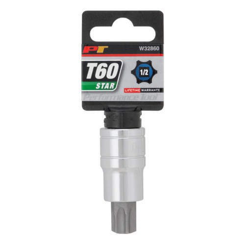 Performance Tool W32860  1/2" Drive T-60 Star Bit Socket  Image 1