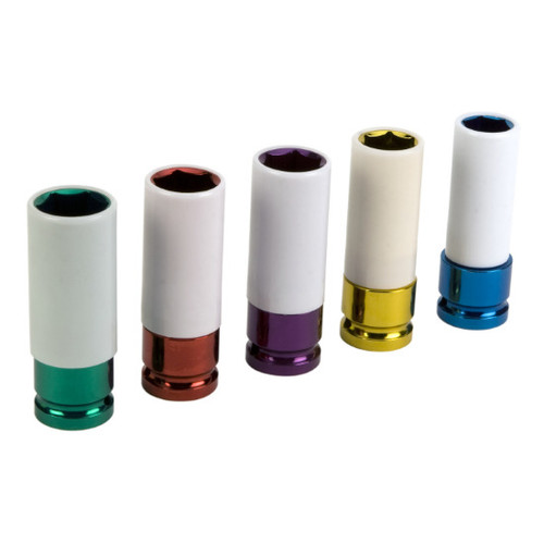 Performance Tool W32902  5 Piece 1/2" Drive Thin Wall Impact Socket Image 0
