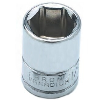Performance Tool W36210  10mm Metric Size 6 Point 1/4" Drive Standard Socket Image 0
