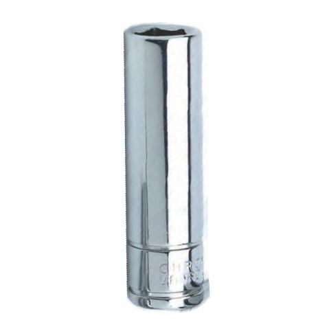 Performance Tool W36408  8mm Metric Size 6 Point 1/4" Drive Deep Well Socket Image 0
