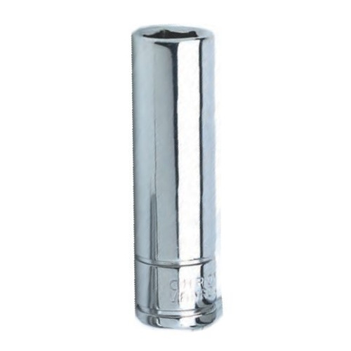 Performance Tool W36408  8mm Metric Size 6 Point 1/4" Drive Deep Well Socket Image 0