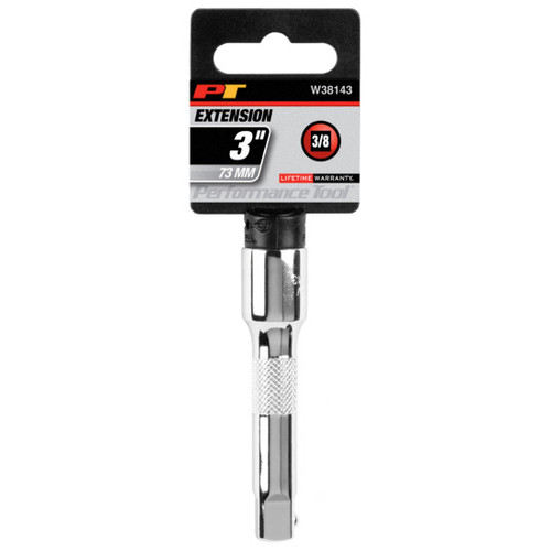 Performance Tool W38143  3" Length 3/8" Drive Socket Extension Image 1