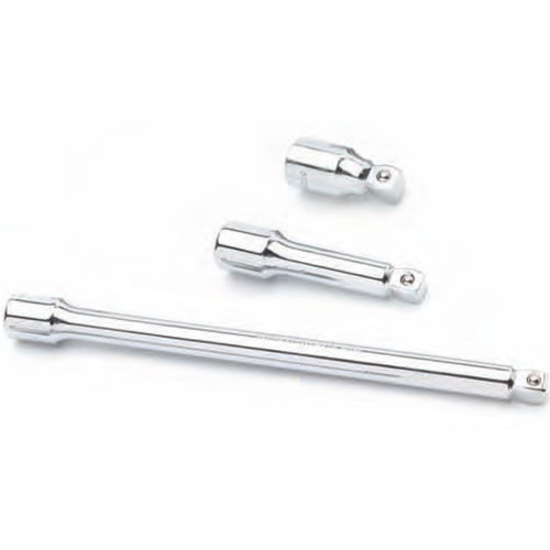 Performance Tool W38157  3 Piece 3/8" Drive Socket Wobble Extension Set 1-3/4", 3" and 8" Lengths Image 0