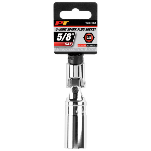 Performance Tool W38161  3/8" Drive 5/8" Spark Plug Socket Image 1