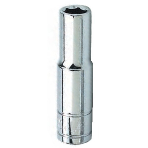 Performance Tool W38408  8mm Metric Size 6 Point 3/8" Drive Deep Well Socket Image 0