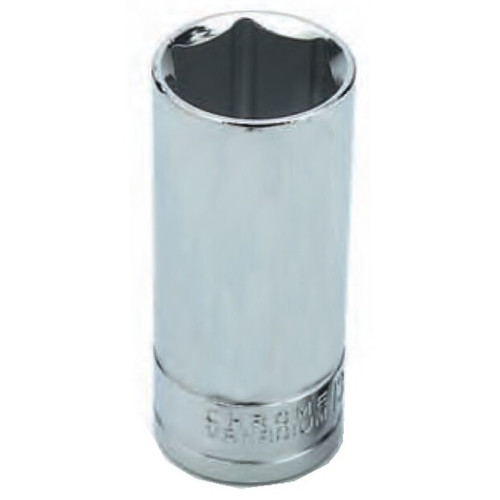 Performance Tool W38418  18mm Metric Size 6 Point 3/8" Drive Deep Well Socket Image 0