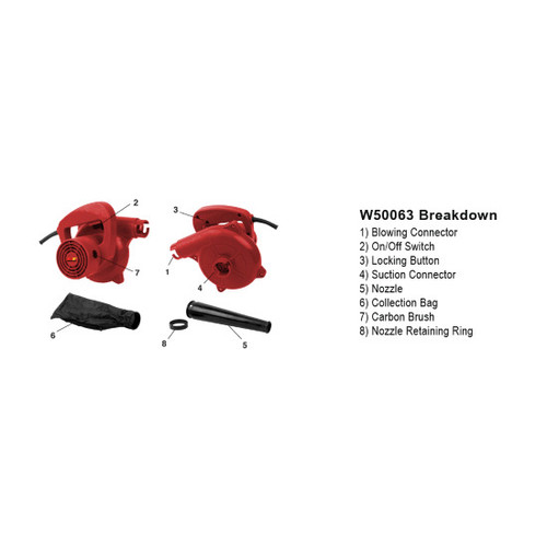 Performance Tool W50063  600 Watt Garage / Shop Blower  Image 2