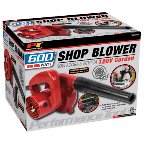 Performance Tool W50063  600 Watt Garage / Shop Blower  Image 3 Performance Tool W50063  600 Watt Garage / Shop Blower  Image 3