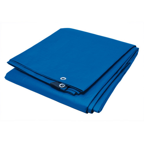 Performance Tool W6004  Heavy Duty Blue Tarp - 8' x 10' Image 0