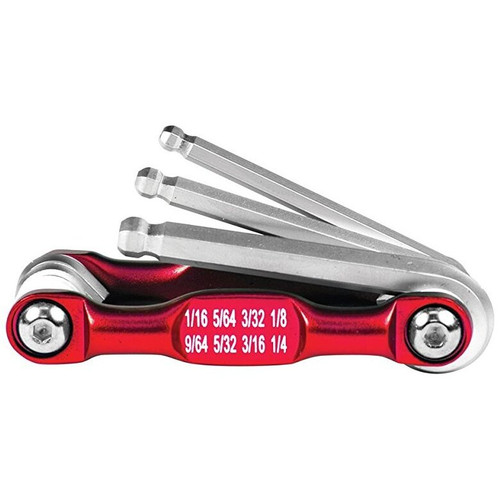 Performance Tool W80291  3 Piece Aluminum Hex and Star Key Folding Sets Image 2