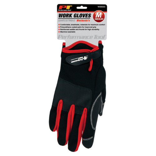Performance Tool W89005  Mechanic's Work Gloves - Medium Image 1