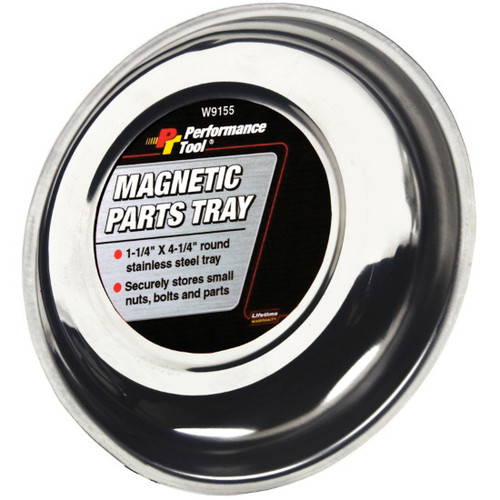 Performance Tool W9155  4-1/4 Inch Magnetic Parts Tray Image 0