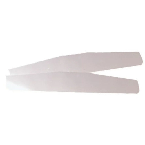 American Chrome 14492  4" x 24" Chrome Mud Flap Bottom Weights Stud Mount 2 per Pack Image 0