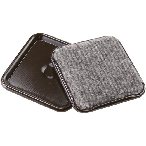 SoftTouch 4291995N  Caster Cup 2-1/2" Square Carpet Base - 4 Pack Image 3