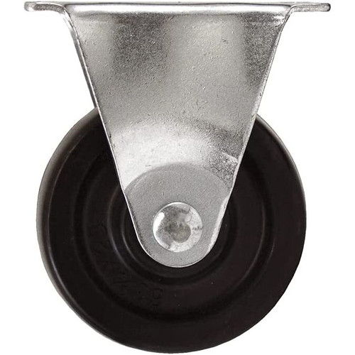 Titan Casters 4384255  4" Rigid Rubber Caster Image 0