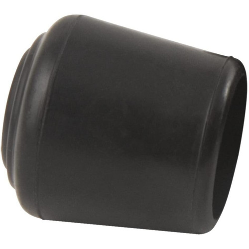 SoftTouch 4440295N  1/2" Black Rubber Leg Tips Image 1
