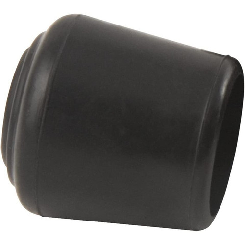 SoftTouch 4440895N  1-1/4" Black Rubber Leg Tips Image 1