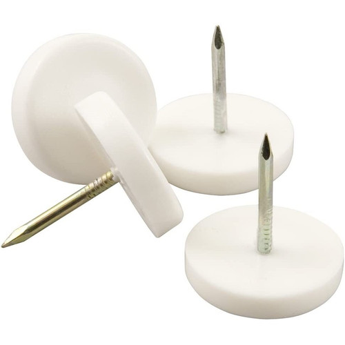 SoftTouch 4603395N  Plastic Nail On Glides 7/8" - 16 Pack Image 1