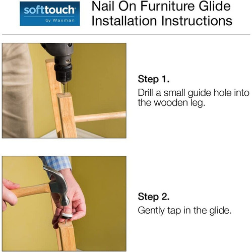 SoftTouch 4609795N  Glide 7/8" Nail-On with Cushion Image 4