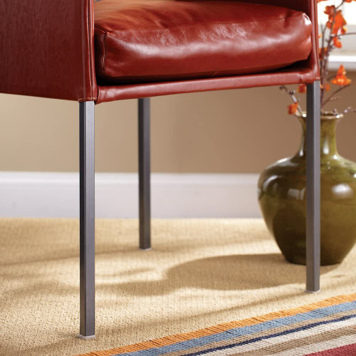 Super Sliders 4701195N  Self-Stick Furniture Square Sliders 1" Beige - 4 Pack Image 1