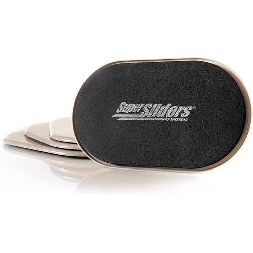 Super Sliders 4704095N  Reusable Furniture Sliders for Carpet Oval 9.5" x 5-3/4" - 4 Pack Image 0