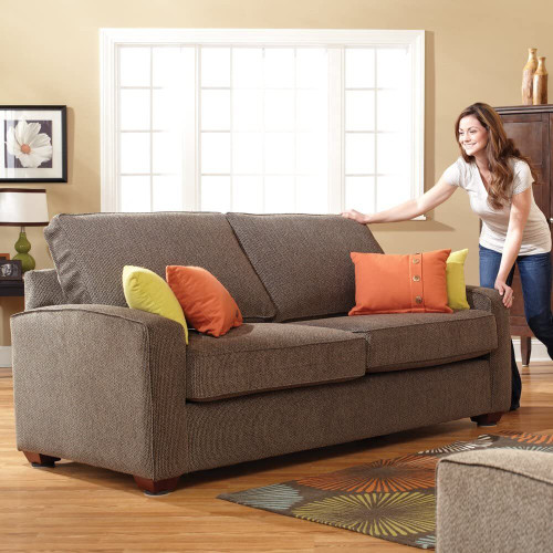 Super Sliders 4713395K  Reusable Felt Furniture Movers for Hardwood Floors 5" - 4 Pack Image 1