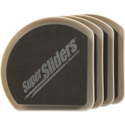Super Sliders 4734195N  Reusable Slide and Hide Furniture Movers for Carpet 5" - 4 Pack Image 0