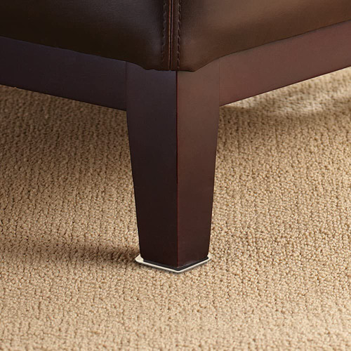 Super Sliders 4734195N  Reusable Slide and Hide Furniture Movers for Carpet 5" - 4 Pack Image 2