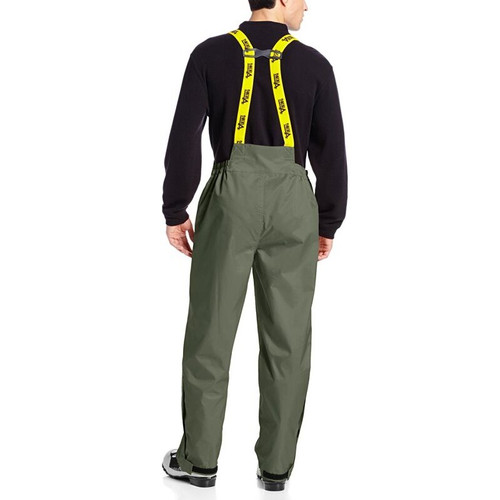 Viking Wear  3305P Men's Green Journeyman 420D Rain Bibs with Detachable Bib - XLarge Image 2