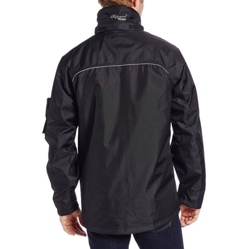 Viking Wear  3910JB  Men's Black Professional Thor 300D Trilobal Rain Jacket - Medium Image 3