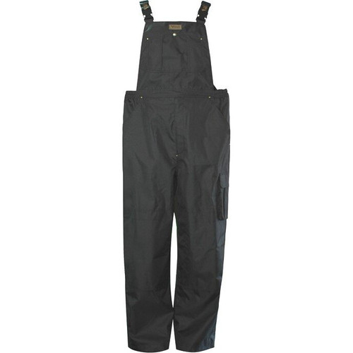 Viking Wear  3910PB  Men's Black Professional Thor 300D  Trilobal Rain Bib Pants - Medium Image 0