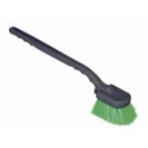 Harper Brush 231  20" Plastic Multi-purpose Gong Scrub Brush - Green Soft Synthetic Image 0