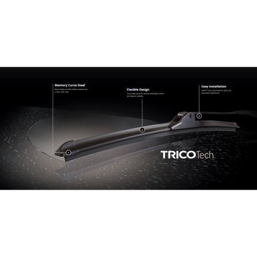 Trico 19-150  Trico Tech 15 Inch Universal Advanced Flexible Beam Wiper Blade Image 2