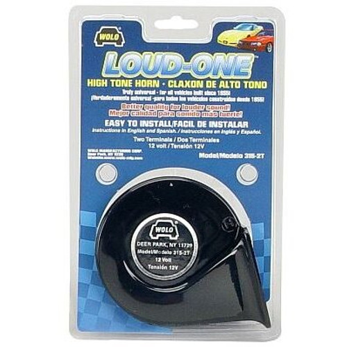 Wolo 315-2T  Loud-One High Tone Electric Horn Kit - 115 Decibels / 510Hz Image 0