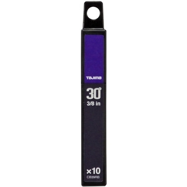Tajima CB39RBH  30 degree Acute Angle Razar Black Blade 3/8" Snap-Off Precision 10-Blade Dispenser Image 0