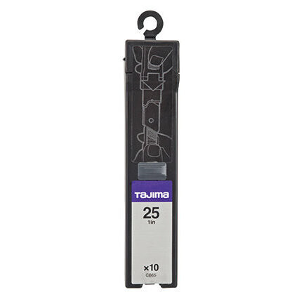 Tajima CB65C  Blades 1" Snap-Off Rock Hard 10-Blade Dispenser Image 0