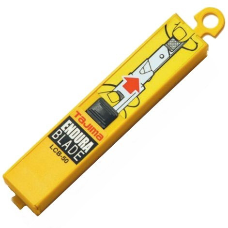 Tajima LCB-50  3/4" x 8-point Snap Blades for Heavy Duty 3/4 inch Knives 10-blade dispenser  Image 0