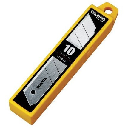 Tajima LCB-65  1" x 7-point Replacement Snap-Blades for Aluminist & Rock Hard Knives 10-blade hard pack  Image 0