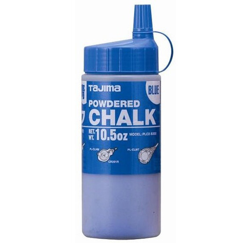 Tajima PLC2-B300  Ultra-Fine Powdered Snap-Line Chalk, Blue chalk, 10.5 oz (300g) Image 0 Tajima PLC2-B300  Ultra-Fine Powdered Snap-Line Chalk, Blue chalk, 10.5 oz (300g) Image 0