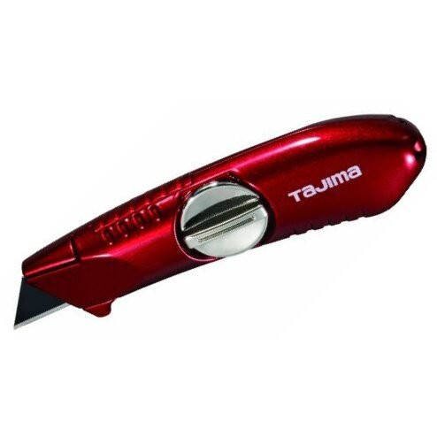 Tajima VR-101R  VR-Series Fixed-blade Utility Knife with 3 V-REX Blades - Red Image 0