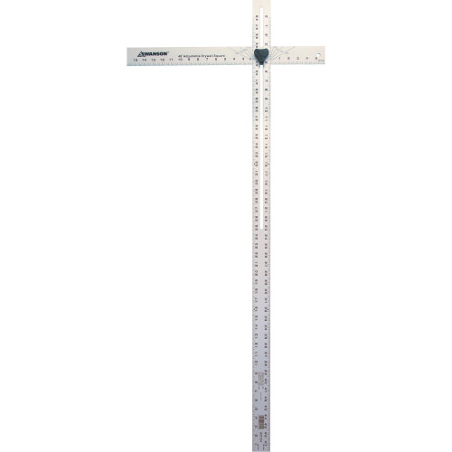 Swanson AD124  48" Adjustable Aluminum Drywall Square  Image 0