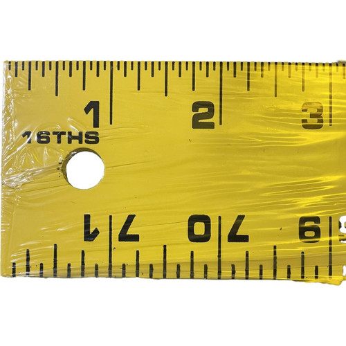 Swanson AE144  72" Straight Edge Hi-Vis Yellow Image 1