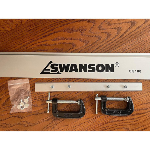 Swanson CG100  100" Aluminum Cutting Guide with Clamps Image 5