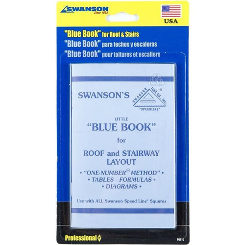 Swanson P0110  Little "Blue Book" for Roof and Stairway Layout Image 1
