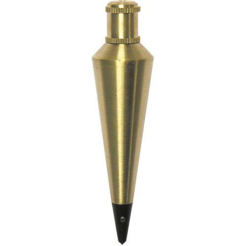 Swanson PB008B  8 oz. Brass Plumb Bob Image 0