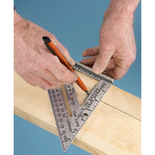 Swanson S0101  The Original Speed Square Rafter Square with Blue Book Image 2