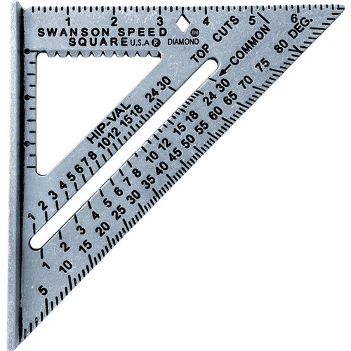 Swanson S0101  The Original Speed Square Rafter Square with Blue Book Image 8