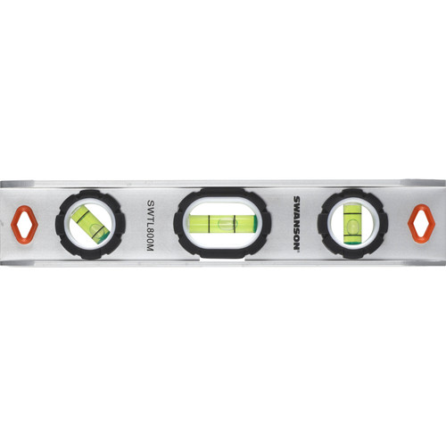 Swanson  SWTL800M  9" Aluminum Magnetic Torpedo Level Image 0