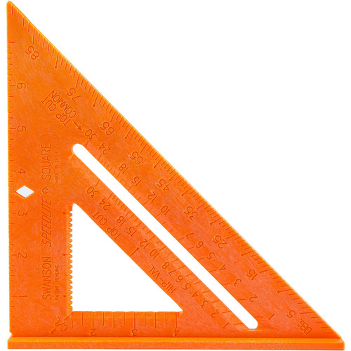Swanson T0118  8" Speedlite Rafter Squares Neon Orange Image 0