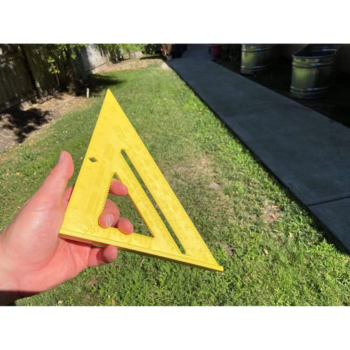 Swanson T0119  8" Speedlite Rafter Squares Contractors Yellow Image 3